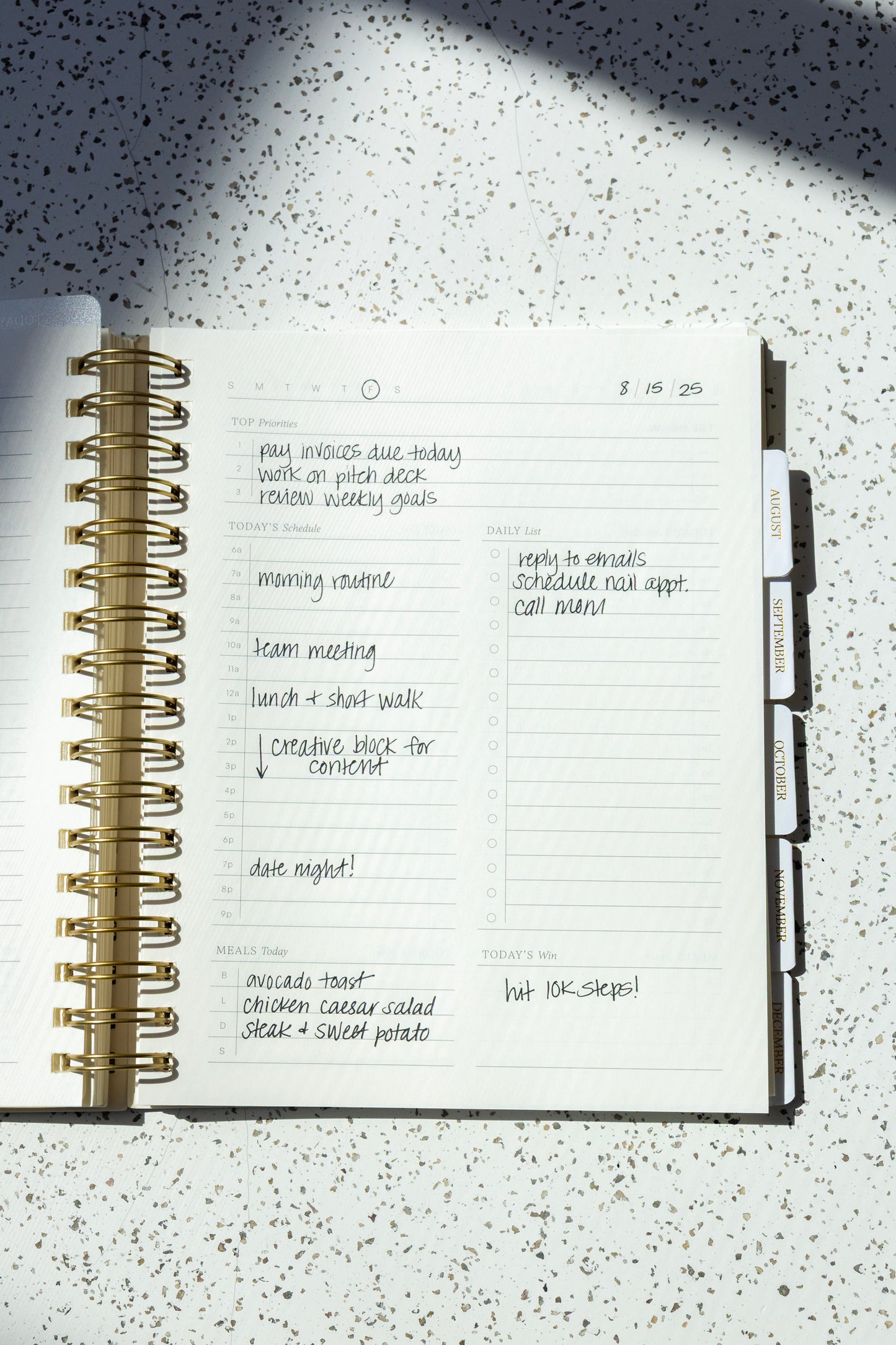 Basil Daily Planner