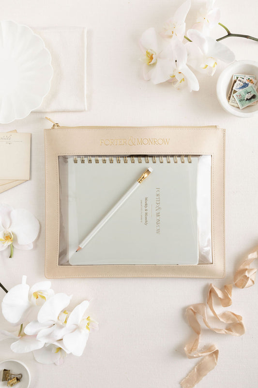 Signature Solid Planner & Pouch Bundle